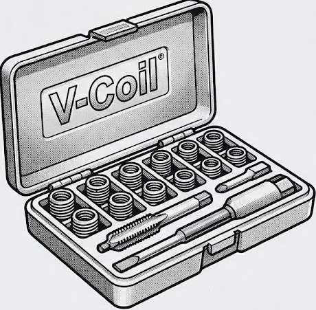 Pribor za popravku navoja V-Coil