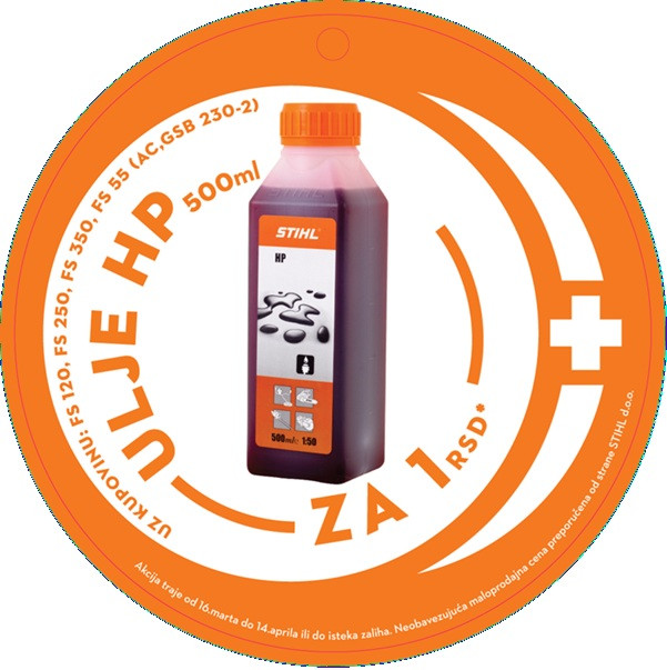 Stihl HP Ulje 500 ml za motorne trimere