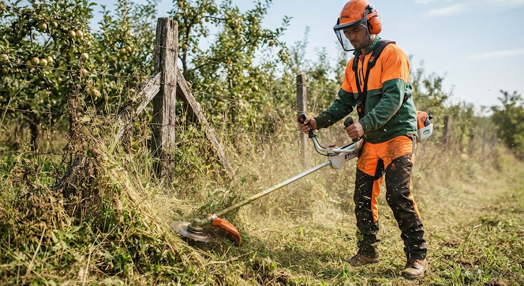 Kosenje trave motornim trimerom STIHL FS 250