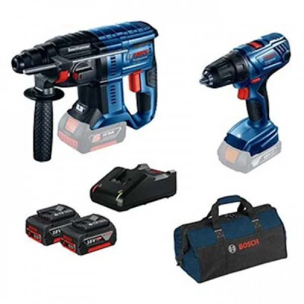 Set alata GBH 180-LI + GSR 180-LI Bosch. Busilica i srafilica sa baterijom i punjacem