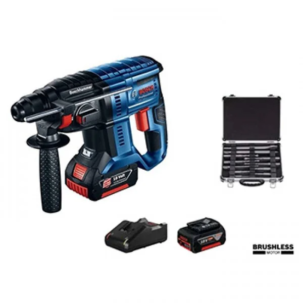 Bosch akumulatorska busilica GBH 180-LI + 11 delni set