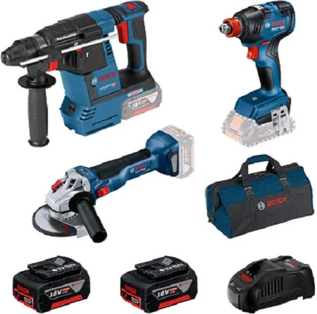 Bosch set aku. alata GBH 18V-26 GDX 18V-200 GWS 18V-10