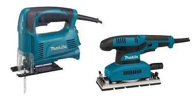 Vibraciona brusilica Makita BO3710 i ubodna testera Makita 4326 (DK0008)
