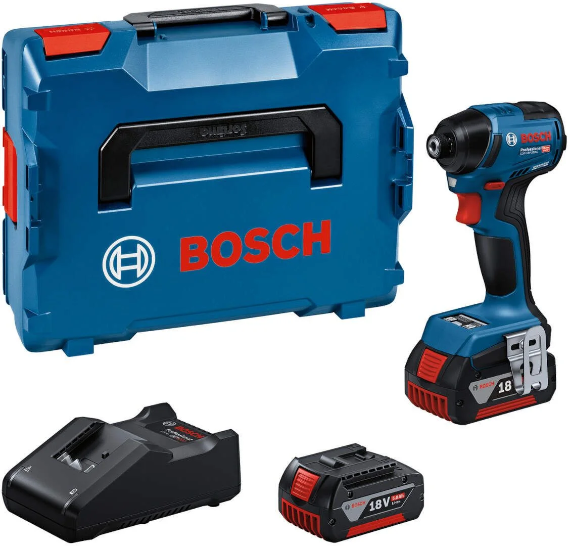 Aku. udarni odvrtač Bosch GDR 18V-220 C 2x5Ah