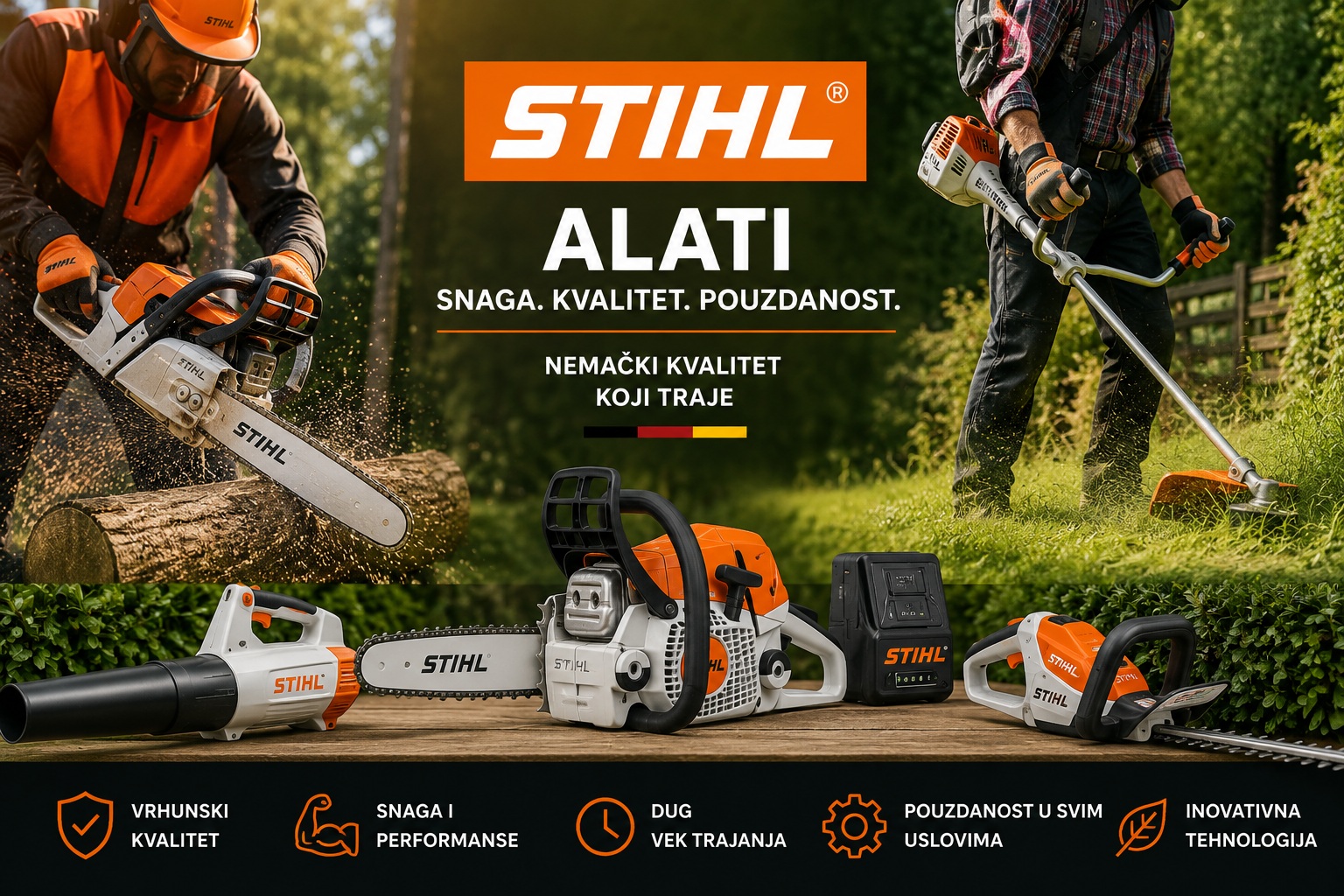 STIHL alati - nemački kvalitet koji traje